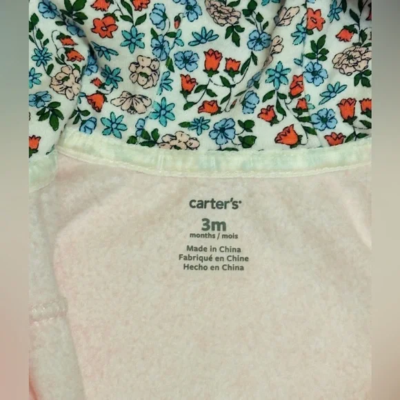 Carter's Fleece Hooded Jumpsuit - Picture 7 of 10